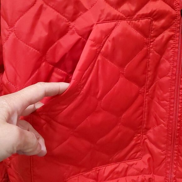 Zella Red Bomber Jacket - Picture 7 of 10